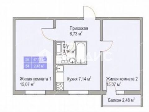 2-komnatnaya-prosp-korablestroiteley-d-62 фото