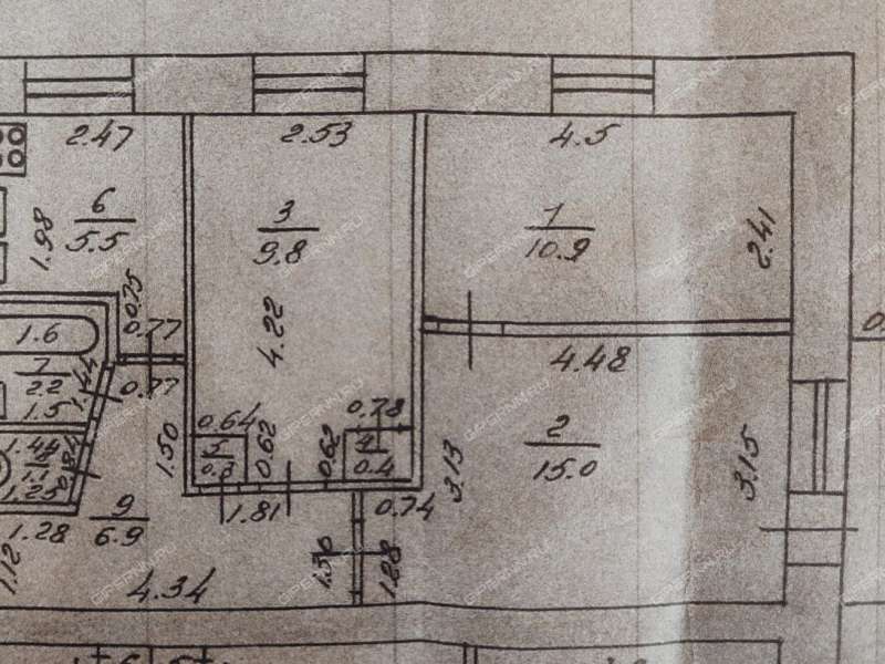 трёхкомнатная квартира на улице Баренца дом 7