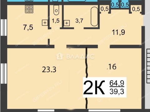 2-komnatnaya-ul-svetlogorskaya-d-3 фото