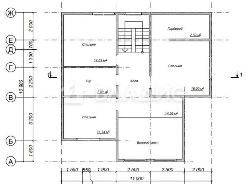 дом на  территория ДНП Земляничная Поляна