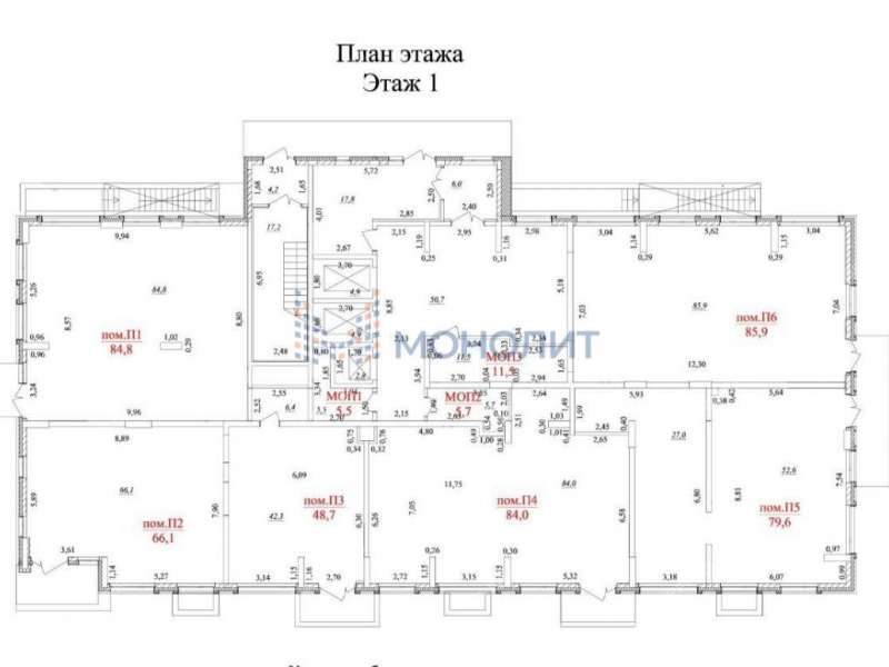 помещение под помещение свободного назначения, торговую площадь на проспекте Ленина