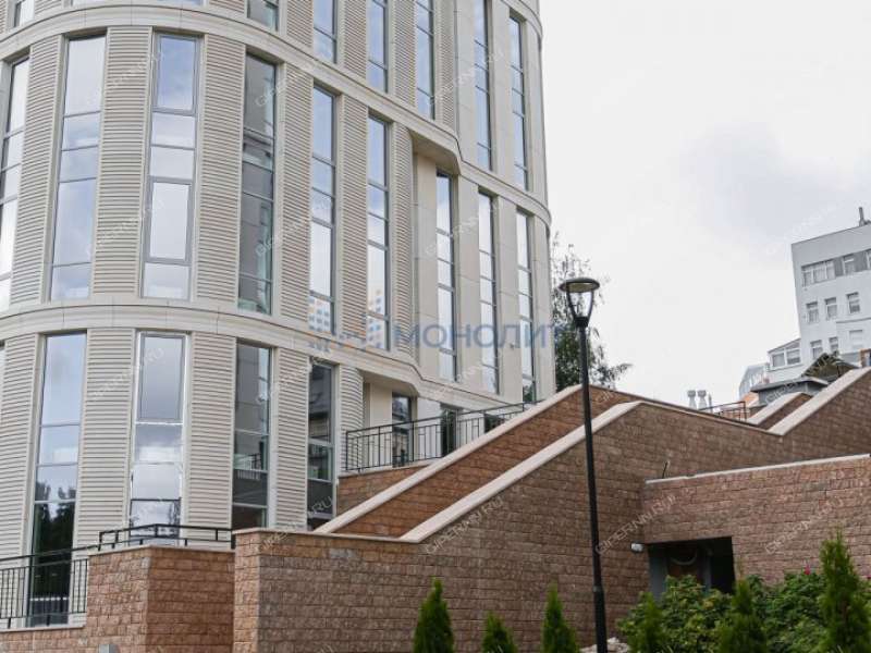 двухкомнатная квартира в новостройке в Плотничном переулке