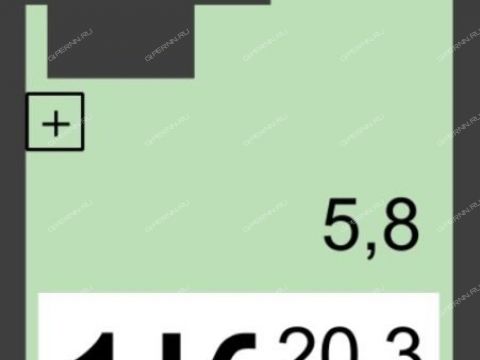 kvartira-studiya-ul-geroya-zhidkova-d-2 фото