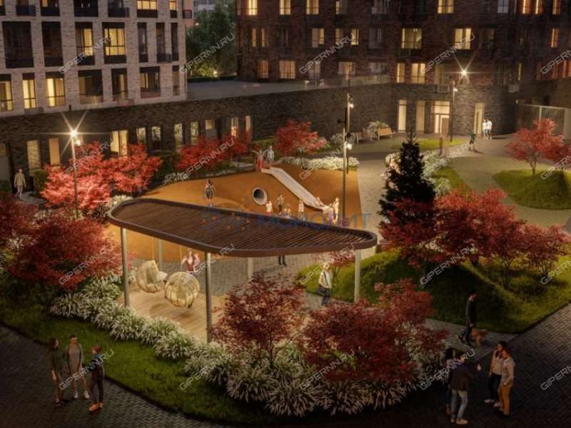 четырёхкомнатная квартира в новостройке в границах улиц Октябрьской Революции, Григорьева, Витебская