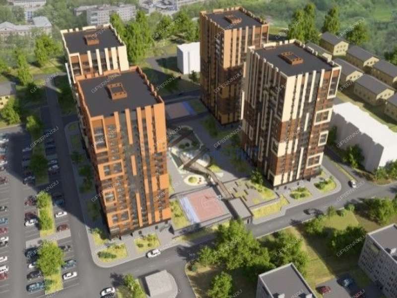 двухкомнатная квартира в новостройке на Красноуральской улице