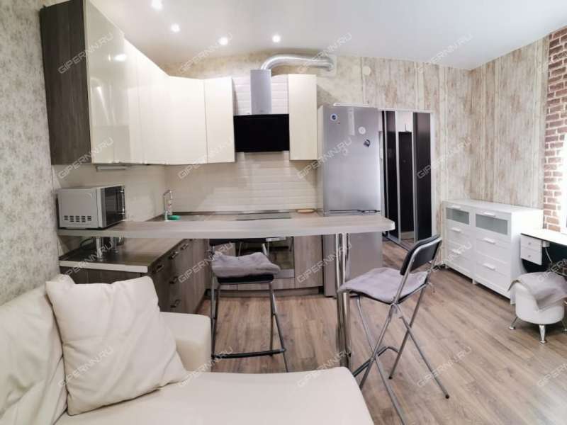 квартира-студия на проспекте Гагарина дом 101 к2