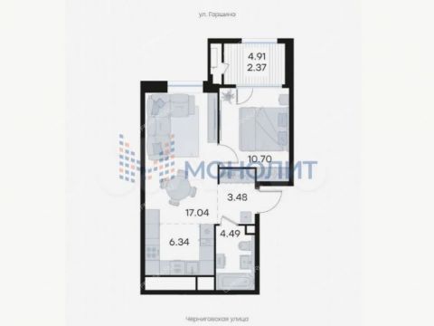 1-komnatnaya-ul-garshina-40 фото