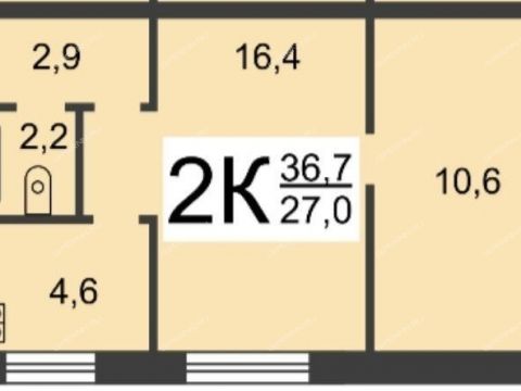 2-komnatnaya-ul-proezzhaya-d-14 фото