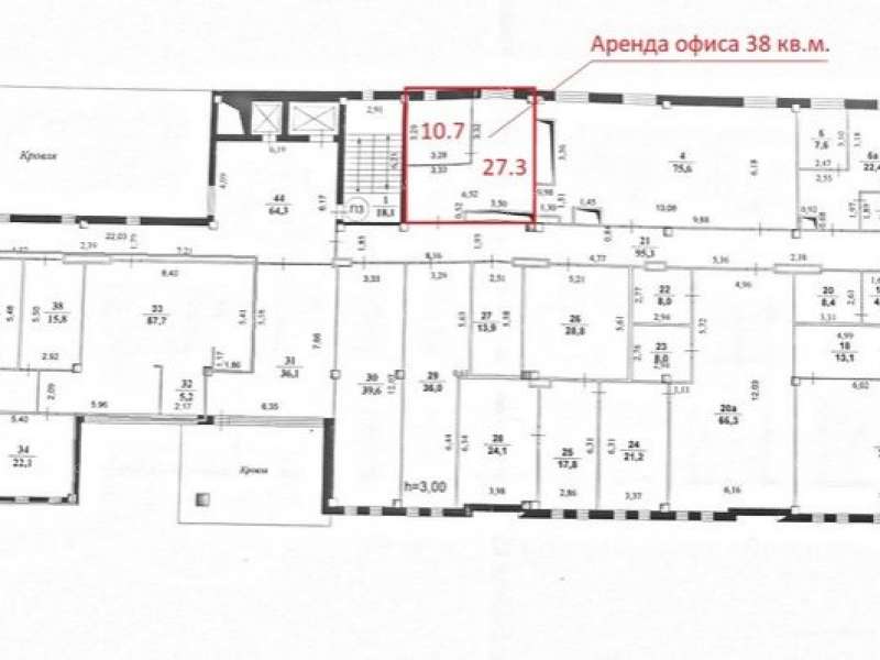помещение под офис на улице Короленко