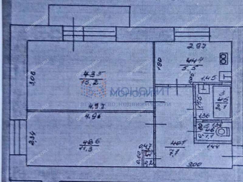 двухкомнатная квартира на улице Вячеслава Шишкова дом 1