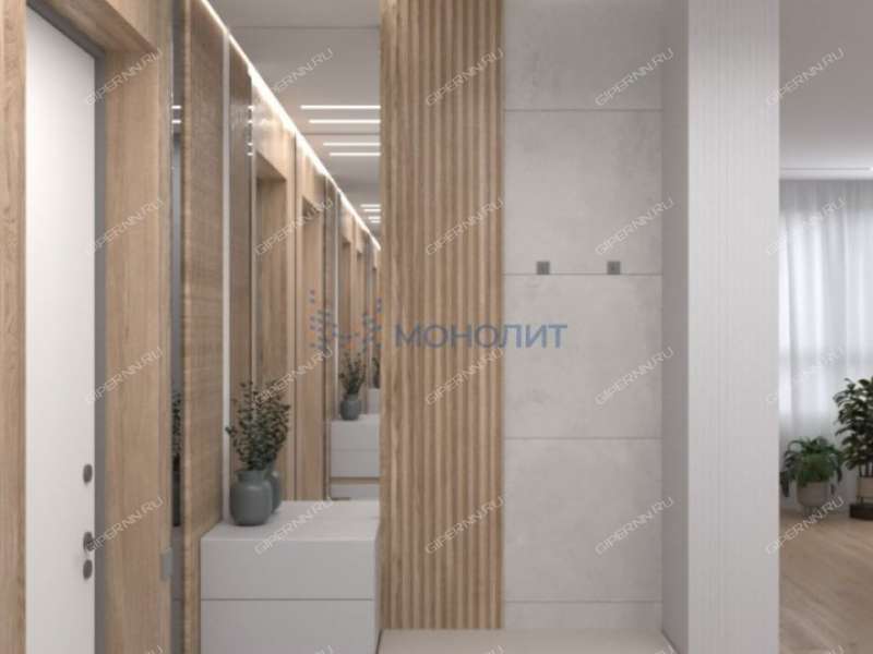 трёхкомнатная квартира на улице Белинского дом 66