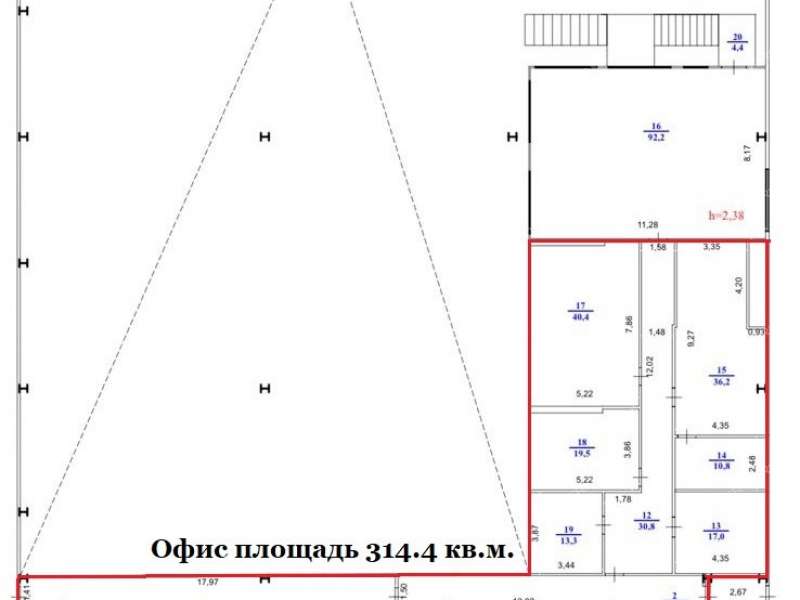 помещение под офис на Московском шоссе