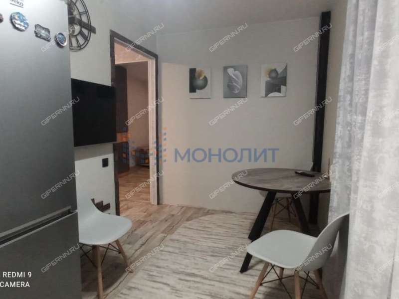 однокомнатная квартира на улице Панфиловцев дом 4В