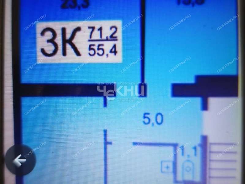 комната в доме 24 на улице Чаадаева