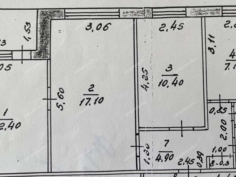 трёхкомнатная квартира на Телеграфной улице дом 1