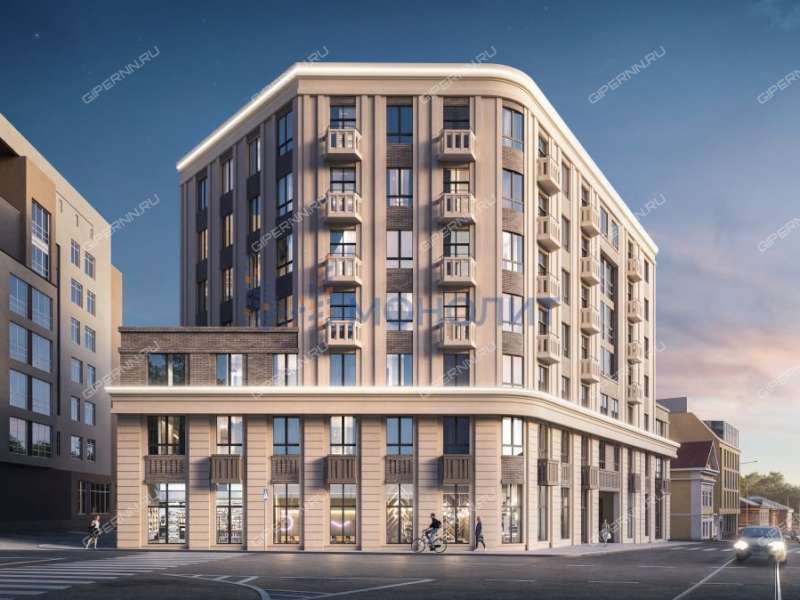 трёхкомнатная квартира в новостройке на Ильинской улице