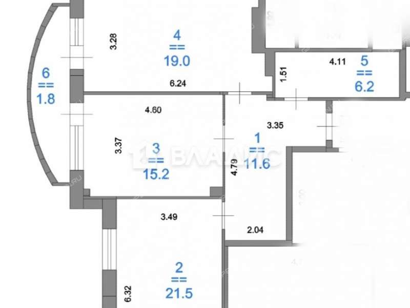 двухкомнатная квартира на Казанском шоссе дом 18 к1