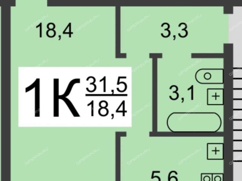 однокомнатная квартира на Таганской улице дом 13