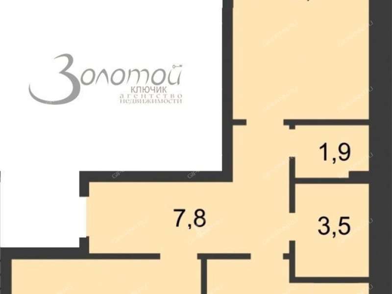 двухкомнатная квартира на Изобильной улице дом 8