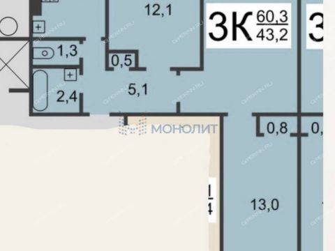 3-komnatnaya-ul-vaneeva-d-116-k1 фото