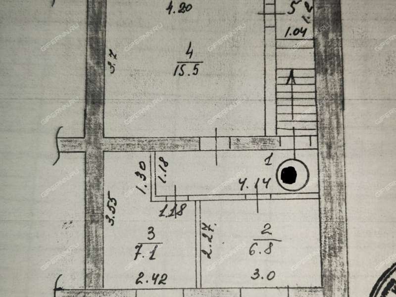 однокомнатная квартира на  посёлок Строителей