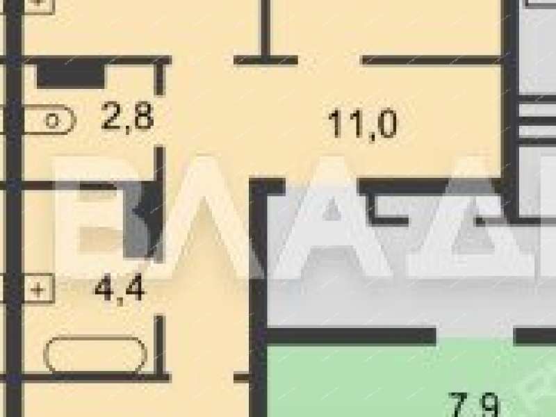 двухкомнатная квартира на улице Академика Сахарова дом 113
