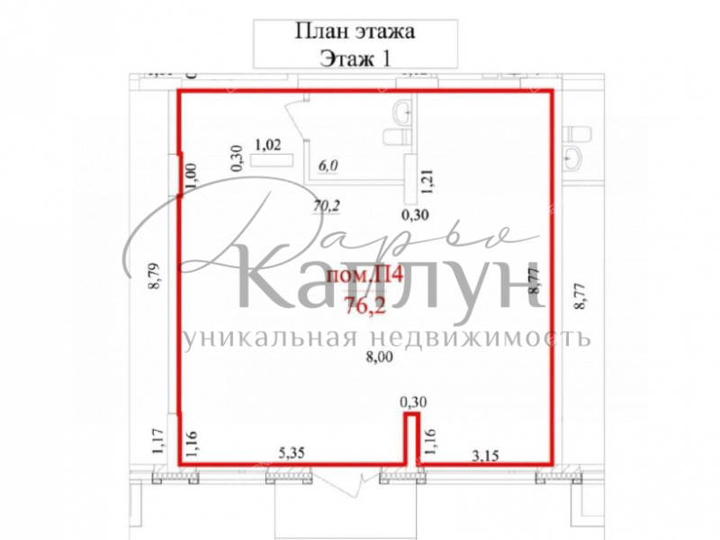 помещение под торговую площадь на проспекте Ленина