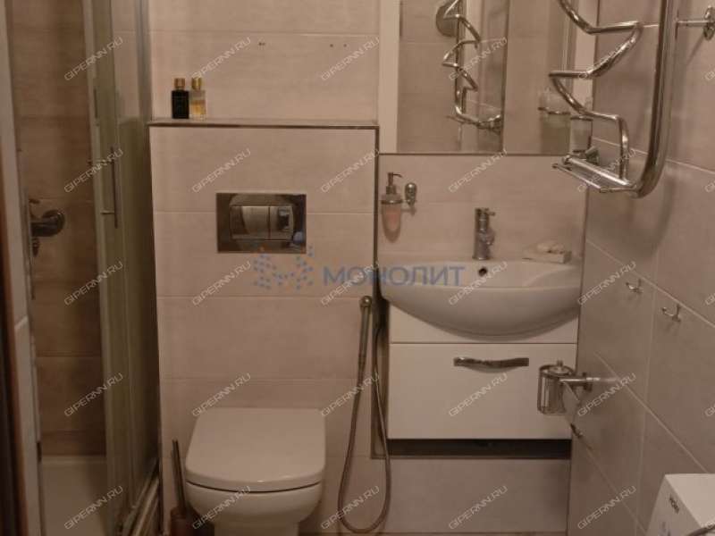 однокомнатная квартира на улице Академика Сахарова дом 109 к2